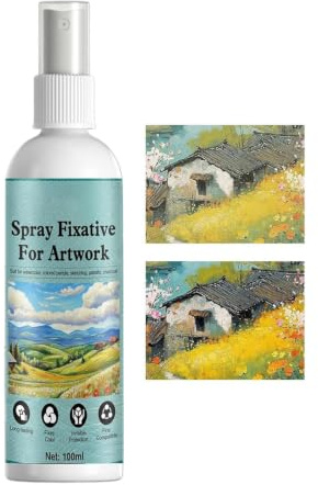 100 ml Fixierspray für Pastellkreide | Langanhaltender Farbschutz