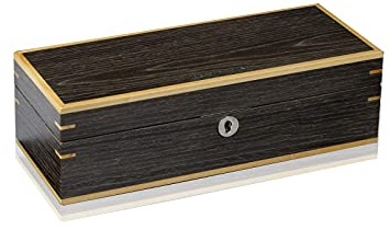 HEISSE & SÖHNE SEIT 1976® Uhrenbox Aberdeen 5 Schwarz für 5 Armbanduhren