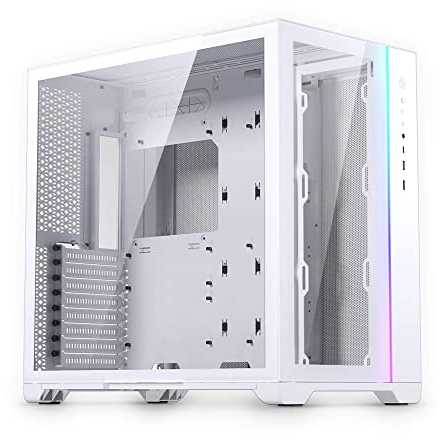 Magniumgear Neo Qube 2, Dual Chamber ATX Mid-tower, Digital-RGB Lighting, Tempered Glass Panels, White