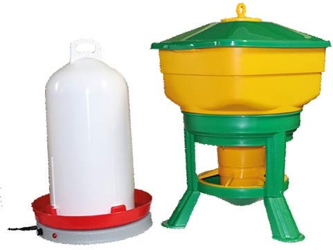 Hemel 3er Set (Tränke, Tränkenwärmer, Futterautomat)