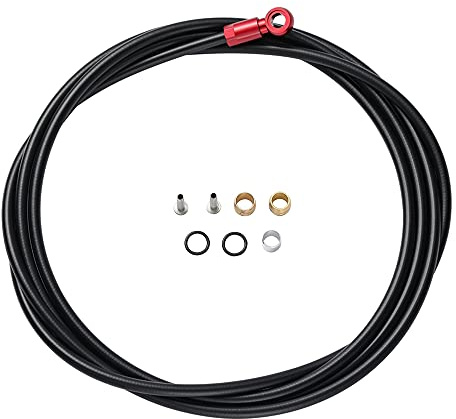 Fahrrad Hydraulische Scheibenbremse Schlauch Kit für Shimano BH90 System, inkl. Banjo Adapter, Rot