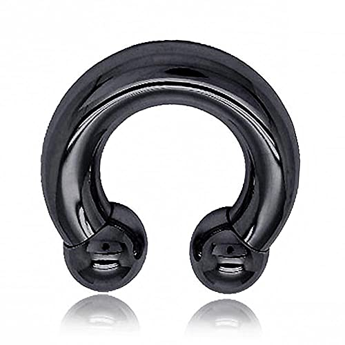 viva-adorno Hästsko piercing intimpiercing näsring CBB hästsko kirurgiskt stål 316L XXL tjock Z427