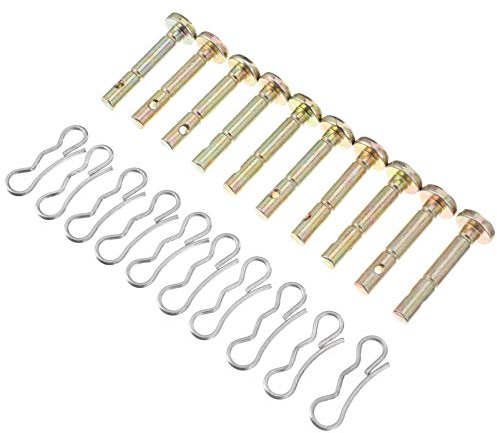 Happyyami 1 20 Stück Scherstift Schneemaschine Schere Und Bolzen Mit Scherkeile Für Schneefräse Sicherungsbolzen Schneefräse Versorgung Steckbolzen Zubehör Metall Öffnen