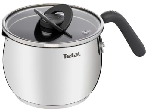 Tefal Opti-Space G7371795 Mehrzweck-Topf, 16 cm, Induktion, Edelstahl, 10 Jahre Garantie, vielseitig, rutschfester Griff