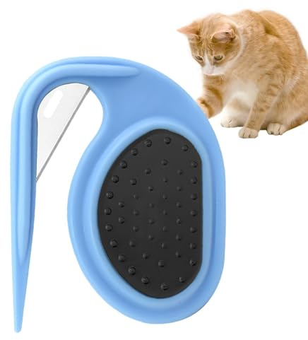Coupe Noeud Chat Poil Long, Peignes Pour Chien Pour Le Toilettage, Peigne Séparateur De Tapis Efficace, Tondeuse À Cheveux Efficace À Nœud Ouvert Et Sous-poil Des Animaux De Compagnie