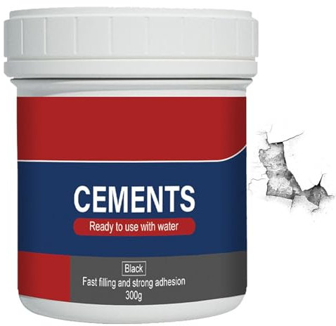 Idezek Remplissage de trous en béton, réparation de fissures de ciment | Ciment pour remplissage de fissures et réparation de sol à séchage rapide - Remplisseur de fissures étanche, joint de fissures