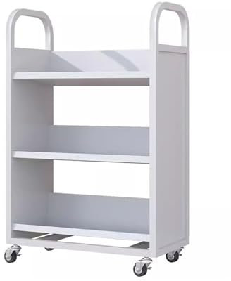 ZXFIYTBH Carrello Portatile Carrelli for Libri Domestici Piccoli carrelli scaffali for biblioteche carrelli for Libri archivi mobili silenziosi e elevatori for Libri Carrello della Spesa