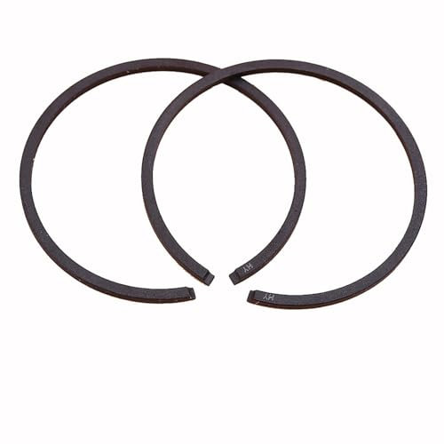 MKVAXR 2 Stück/Los 34 mm * 1,2 mm Rasentrimmer-Kolbenringsatz, for 1E34F Freischneider CG260 BC260 26CC Trimmerzylinderteile Kolbenring-Ring-Satz