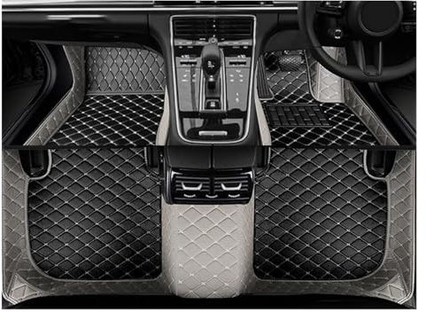 TAOMYDS Autoteppiche Für Proceed 2012 2013 2014 2015 2016 Auto-Innenausstattung Antifouling-Fußmatten Auto-Innenausstattung Automatten Set(Black with Grey,RHD)