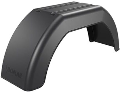 DOMAR 1x Kotflügel für Auto Anhänger, Kunststoff 89x18cm, Schutzblech robust und leicht mit flacher Oberfläche, universal