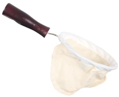 YWJLQH Colador de café de tela con asa, accesorio reutilizable para preparar café, tal como se describe, L
