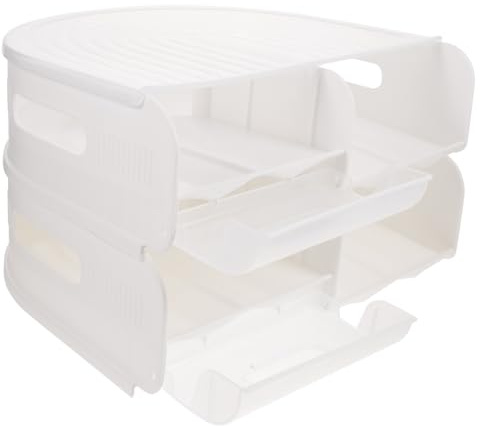 Artibetter Contenitore Per Uova Da Frigorifero Organizer Per Uova Con Coperchio in Materiale Resistente in Cucina
