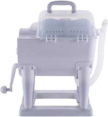 Lavatrice manuale portatile – Mini asciugatrice centrifuga per piccoli spazi, appartamenti, dormitori e campeggio – Design a manovella per soluzioni di lavanderia facili