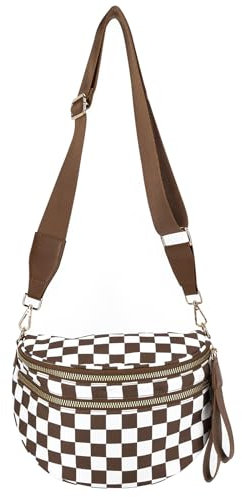 Sac banane femme décontracté grande capacité, bandoulière à la mode, sac de sport de loisirs, quotidien féminin à sangle ajustable
