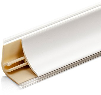 DQ-PP 1,5m WINKELLEISTE – Weiss matt – 13 x 13mm – PVC – Küchenleiste Arbeitsplatte Abschlussleiste Küchenabschlussleiste Wandabschlussleiste Tischplattenleiste