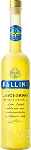 Pallini Limonzero - 500 ml - Limoncello analcolico nato dall'infusione del pregiato Limone Costa D'Amalfi IGP raccolto a mano a Vietri sul Mare, Amalfi.