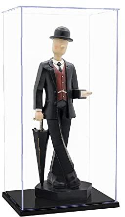 Tingacraft Acryl Vitrine (18,3 x 14,4 x 37,2 cm) Schaukasten für 1/6 Figur