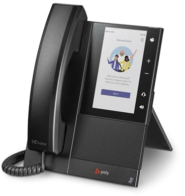 Poly Telefono CCX 505 Teams, PoE, senza alimentatore