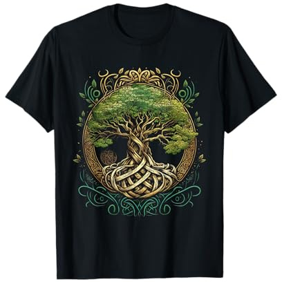 Arbre De Vie Vikings Midgard Thor Valhalla T-Shirt