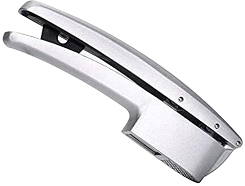 JGATW Garlic Press 2 In 1 Garlic Press Garlic Slicer And Mincer, Dual Function Garlic Mincer And Slicer Garlic Crusher