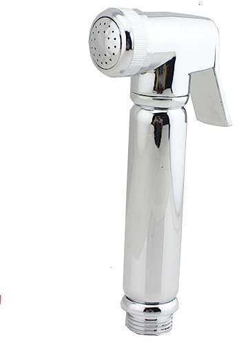 Stainless Steel Handheld Toilet Bidet Sprayer Head – G1/2 | Shattaf Muslim Shower Head | Strong Water Pressure Jet Spray for Personal Hygiene – Toilet Cleaning – Pet Bath & Bathroom Use
