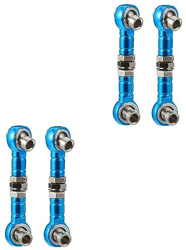 ULTECHNOVO 4pcs Servo Link Adjustable Linkage Steering Rod for Rc Car Rc Pull Rod Tie Linkages Servo Link Tie Used in Steering Rack Parts Accessory Fit Drift