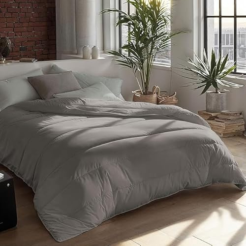 Zelesta Royalbed 4-Jahreszeiten Bettdecke 135x200 cm – Waschbare Ganzjahresdecke Sommer & Winter – Warme & atmungsaktive Steppdecke ohne Bezug – Anti-Allergie Duvet
