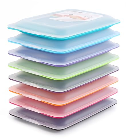 Porta Embutidos y Alimentos Sistema Fresh, Conservación Optima de Lonchas en Nevera (8X Mix)