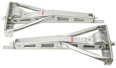 ECUTEE 2er Set Wohnwagenstütze Ausdrehstütze Caravanstütze Kurbelstütze Universal Drehstützen für Wohnwagen 2 * 800 kg, Hubhöhe 105mm bis 520mm, Verzinkter Stahl