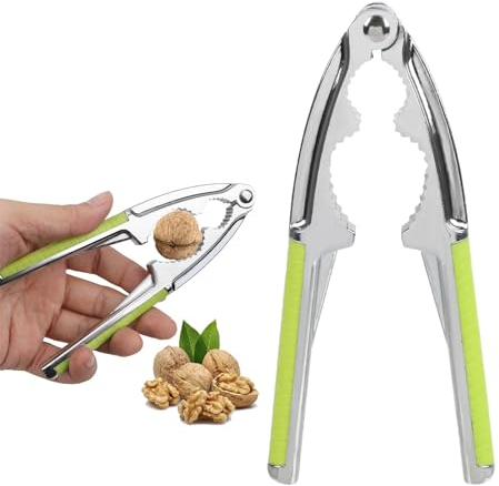 Cascanueces,Cascanueces Multifuncional,Cascanueces de Aleación de Zinc,Casca Nueces con Agarre Antideslizante,Cascanueces de Metal,Cascanueces Doméstico,Cascanueces Tokaneit