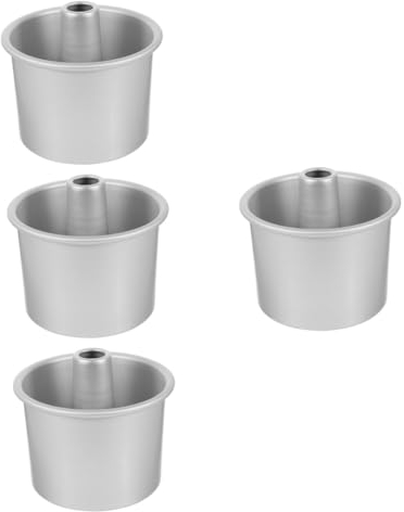 Cabilock 4 Set stampo da torta tortiera stampo chiffon cake stencil torte teglia per torte nuziali teglie per cheese cake in metallo nozze Il formaggio muffa impostare Set da 3 pezzi
