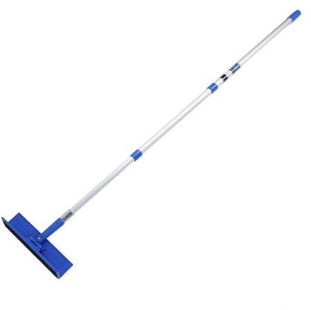 Levigatrice Ad Asta Telescopica, Design in Lega di Alluminio, Movimento Oscillante per Rotazione a 360°, Carta Vetrata Autoadesiva, Finitura Professionale