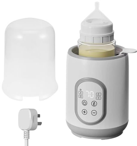 Bottle Warmer - 8-in-1 Fast Baby Milk Warmer with Timer for Breastmilk or Formula, 24H Thermostat Baby Milk Warmer with Accurate Temp Control, Baby Bottle Warmers for All Bottles