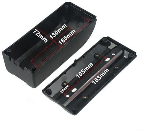 Electric Bicycle Scooter Controller Box Large Capacity ABS Case Protective Accessory for E-Bike Conversion(M)