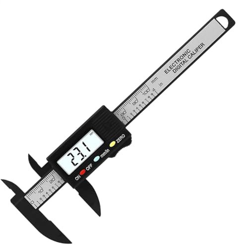 Mini pied à coulisse numérique - Appareil de mesure de précision - Outil de mesure électronique - Pied à coulisse de poche compact pour des mesures précises - Micromètre numérique en acier inoxydable
