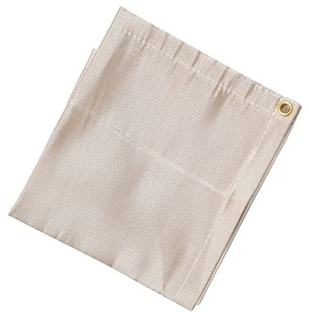Gatuida Fireproof Mat for Fire Pit Camping Fiberglass Fire Mat Portable Outdoor Use Protects Ground from Heat