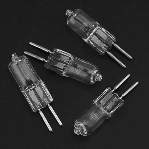 UGEFKMQ 5PCS G5.3 24V 20W 12V Clear Lense Halogen Light Bulb G5.3 220V 35W 36V 50W GU5.3 Bi-Pin Base for Microwave Oil Aromatherapy Lamp Incense Lighting 36V-50W