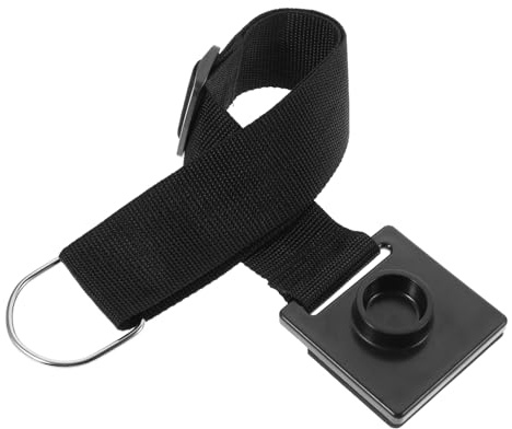 Cello Gurtstopper Anti Rutsch Unterlage für Cello und Kontrabass | Kunststoff, Verstellbar von 40 bis 70cm, Schwarz, für Konzerte und Proben, Bodenschutz