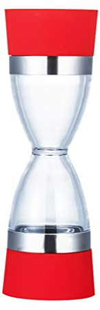 Mill Grinder Pepper Shaker Manually 2 in 1 Hourglass Shape Salt Pepper Kitchen Cooking Tools Easy to Clean