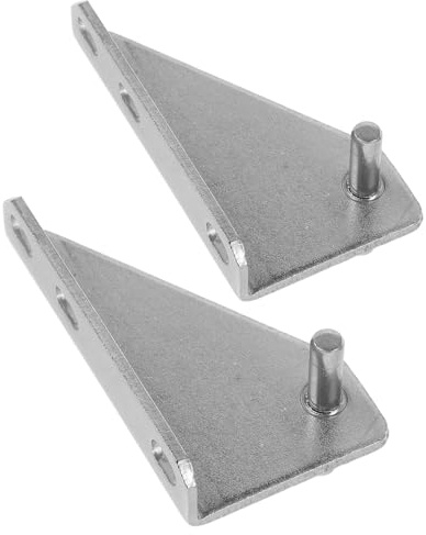 Homoyoyo 2 pièces Charnières de Porte Réfrigérateur Inox Robustes Accessoires Détachés Compatibles Frigo Installation Facile Remplacement pour Congélateurs et Réfrigérateurs Polyvalents
