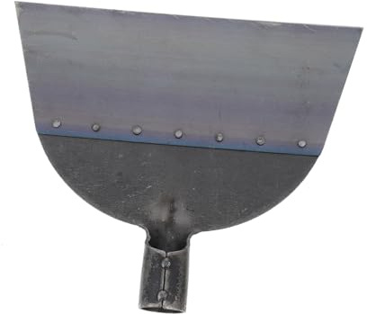 TOGEVAL Pelle Multifonctionnelle à Main en Acier Robuste 30 Cm pour Nettoyage Volaille et Porc, Outil de Ferme Pratique pour Excréments Animaux, Bêche de Nettoyage pour Poulailler