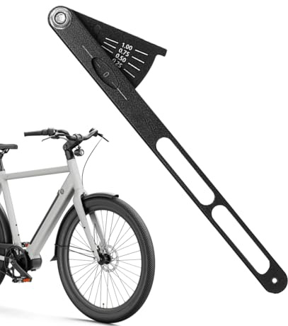Naqqios Fahrrad Kettenverschleiß Prüfer,Kettenabnutzungs Prüfwerkzeug - Messgerät | Für Rennradfahren Outdoor-Fahren Mountainbiking Motorrad