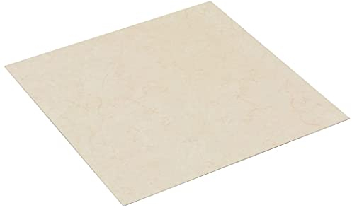 VidaXL Self-Adhesive PVC Flooring Planks - Beige / 5.11 m² Coverage/Easy Installation/Flame Retardant/Waterproof/Antistatic/Compliant with European Standards