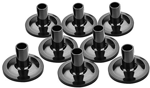 Beckenst?nder Filz 8PCS Tragbare Kunststoff Trommel Beckenh¨¹lsen Long Cymbal Ersatzzubeh?r f¨¹r Drum Kit