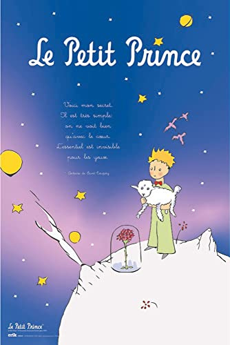 Close Up Le Petit Prince Poster Der kleine Prinz (61cm x 91,5cm) + 2 St. transparente Posterleisten mit Aufhängung
