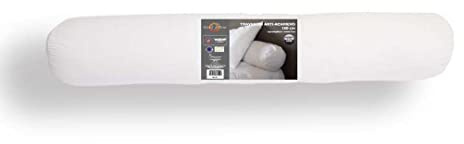 Soleil d'ocre Cuscino cervicale, Poliestere, Bianco, 160 cm