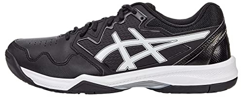 ASICS Men's Gel-Dedicate 7 Tennis Shoes, 14, Black/White