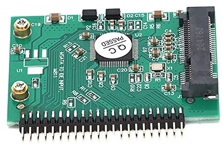 Adaptateur MSATA SSD vers IDE 44 broches - Convertisseur de 4,6 cm - Mini PCIe SSD - Pour ordinateur portable