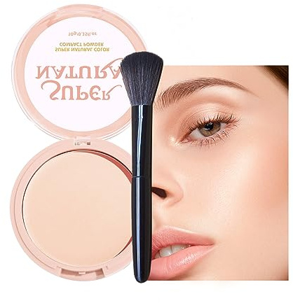 Setting Powder, Face Powder, Pressed Powder, Setting Powder Translucent, Translucent Face Powder,Baking Powder Makeup, Make-Up Powder, Long Lasting Matte Finish Colour-Correcting