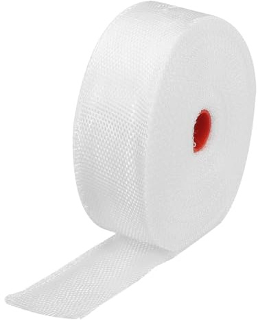 MECCANIXITY Fiberglass Cloth Tape Fiberglass Mesh Glass Fiber Mesh Woven Fiberglass Fabrics Insulation Tape 30m(33 Yard) x25mmx0.17mm for Reinforcement Repair